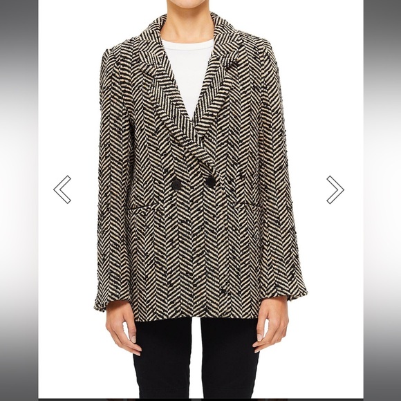 Anine Bing fishbone blazer size medium women’s - Picture 2 of 9